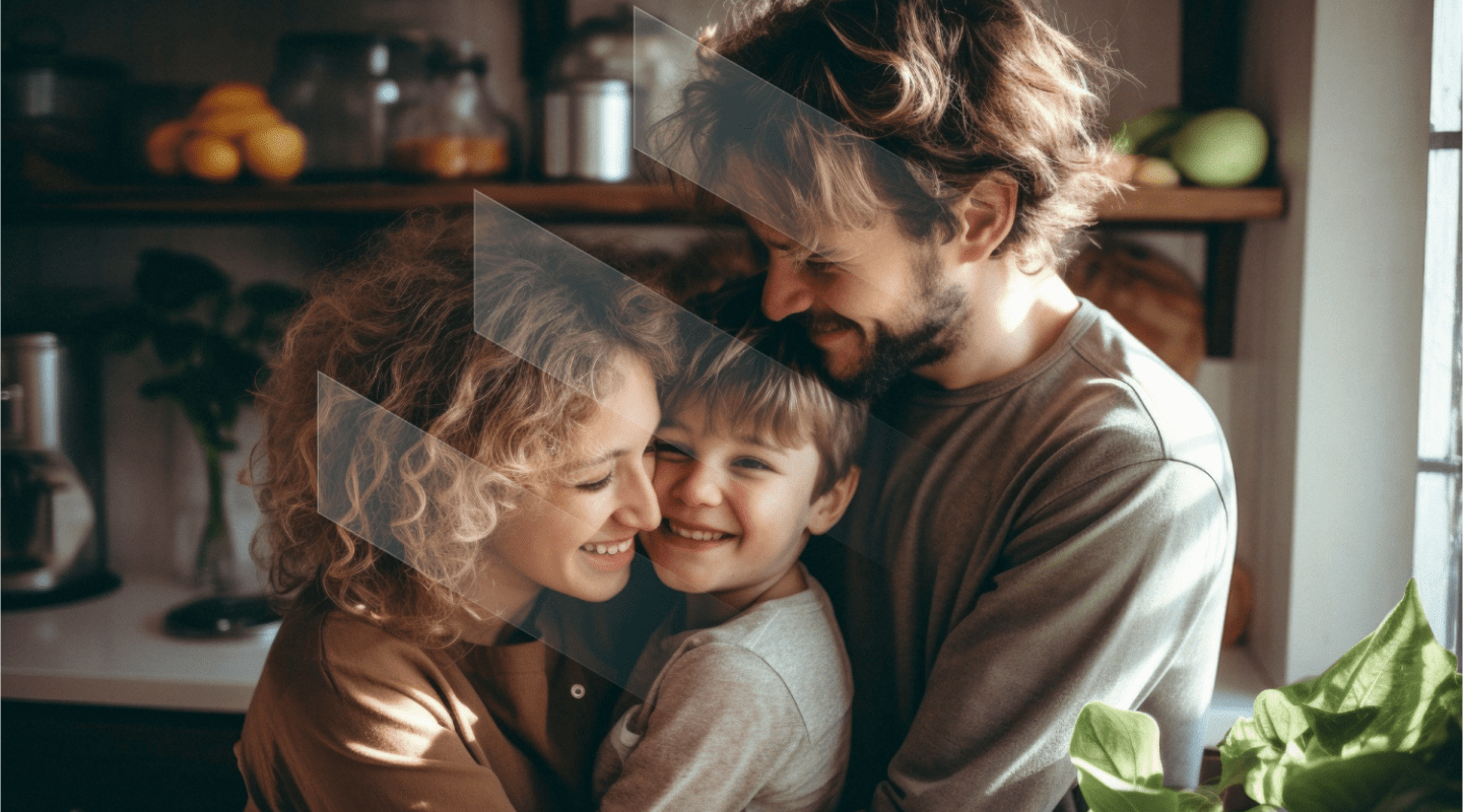 Family at home